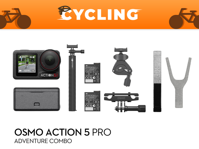 Osmo Action 5 Pro Cycling Bundle